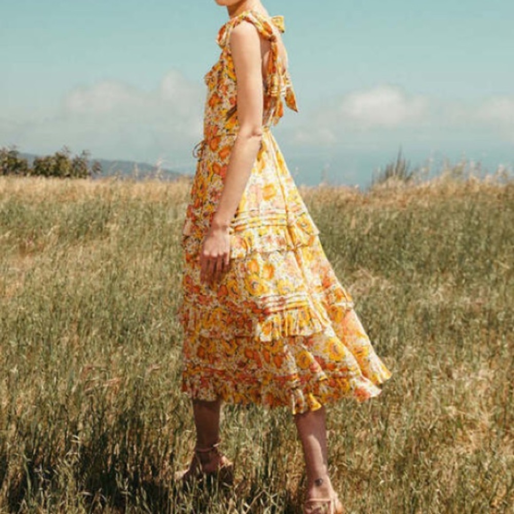 Cleobella Zane Midi Dress Lucia Floral Small